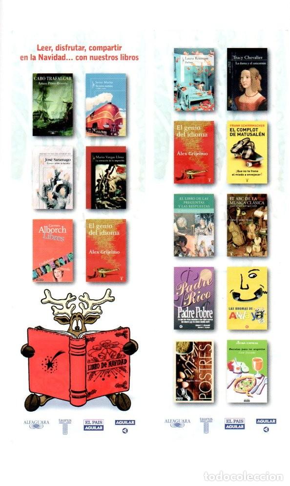 Coleccionismo Marcap&aacute;ginas: MARCAPAGINAS, LIBRO DE NAVIDAD. ALFAGUARA - TAURUS - EL PAIS - AGUILAR.