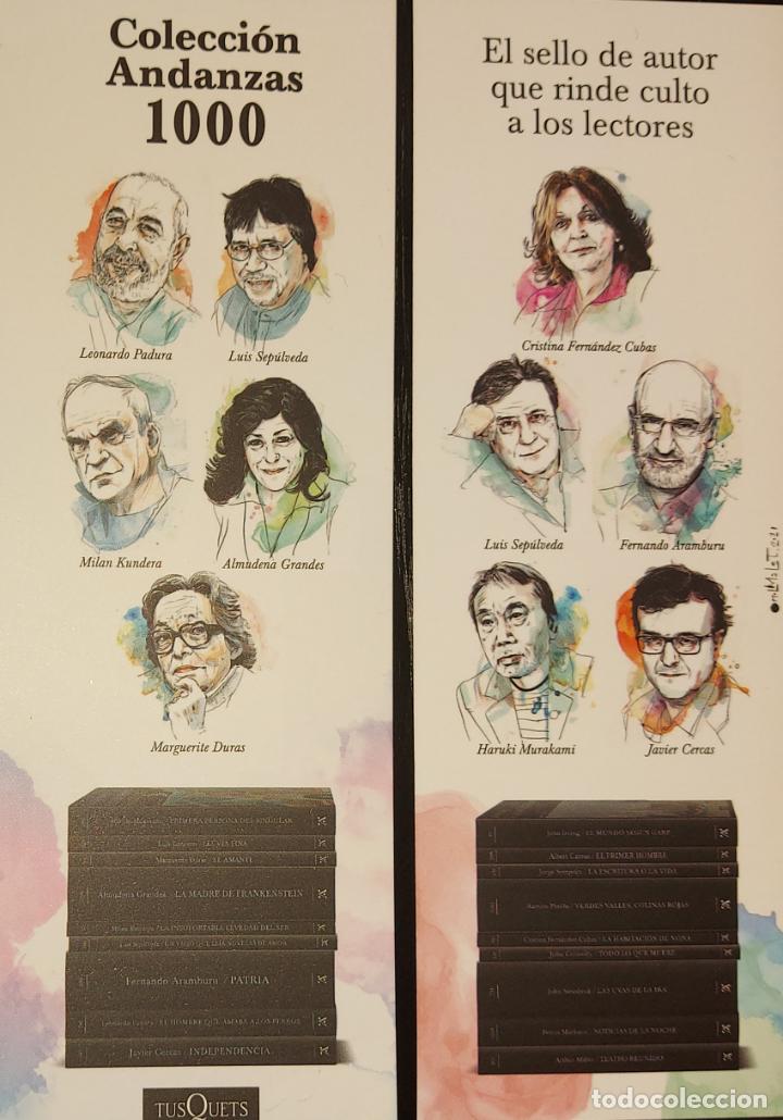 Coleccionismo Marcap&aacute;ginas: MARCAPAGINAS - TUSQUETS EDITORES - COLECCION ANDANZAS 1000-