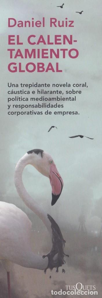 Coleccionismo Marcap&aacute;ginas: MARCAPAGINAS TUSQUETS. EL CALENTAMIENTO GLOBAL