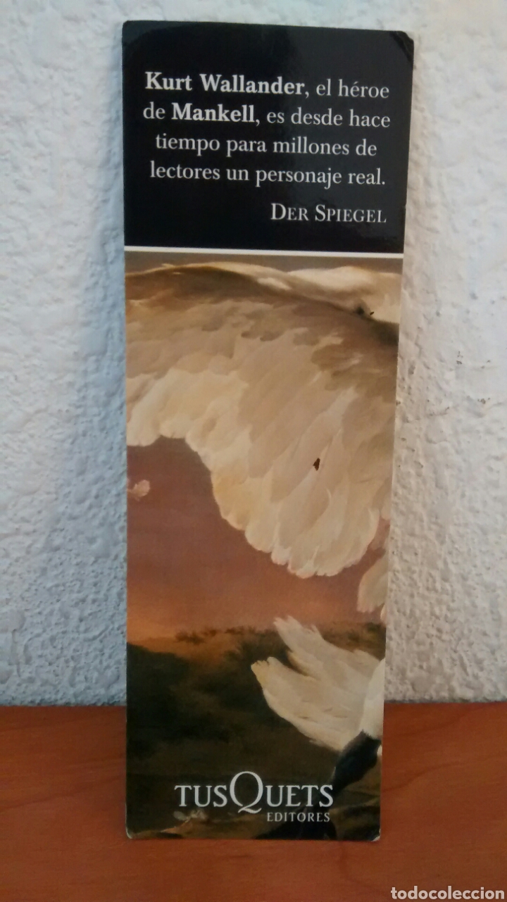 Coleccionismo Marcap&aacute;ginas: MARCAPAGINAS ANTES DE QUE HIELE-HENNING MANKELL-TUSQUETS