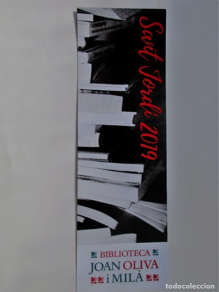 Collectables Bookmark: Marcapaginas Biblioteca Joan Oliova i Mil&aacute; Sant Jordi 2.019