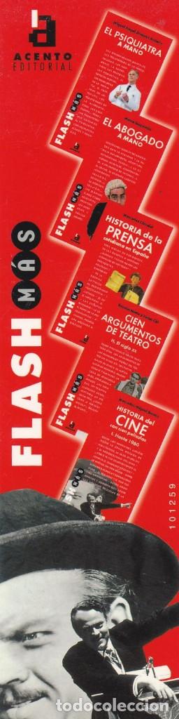 Coleccionismo marcap&aacute;ginas: MARCAPAGINAS ACENTO EDITORIAL. FLASHMAS Y FLASHBACK - Foto 1
