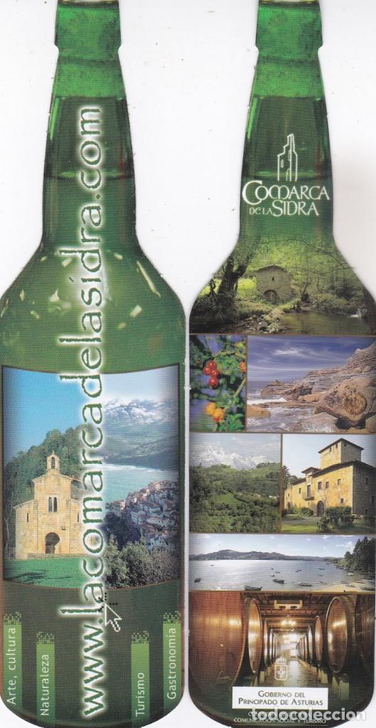 Collectables Bookmark: MARCAPAGINAS TROQUELADO COMARCA DE LA SIDRA. PRINCIPADO DE ASTURIAS - BOTELLA DE SIDRA