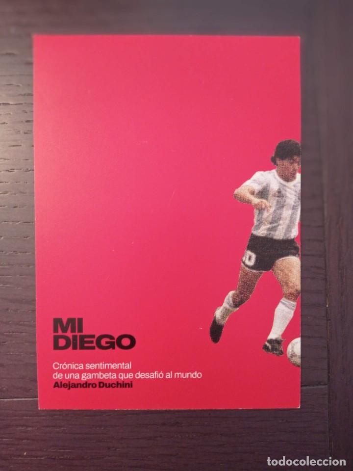 Coleccionismo Marcap&aacute;ginas: MARCAP&Aacute;GINAS. TAMA&Ntilde;O POSTAL. MALPASO. ALEJANDRO DUCHINI. MI DIEGO (FUTBOL. DIEGO ARMANDO MARADONA)