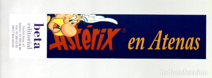 Coleccionismo marcap&aacute;ginas: MARCAPAGINAS, ASTERIX EN ATENAS. EDITORIAL BETA. - Foto 1