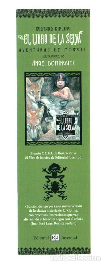 Coleccionismo Marcap&aacute;ginas: MARCAPAGINAS, EL LIBRO DE LA SELVA, AVENTURAS DE MOWGLI. RUDYARD KIPLING. EDITORIAL JUVENTUD