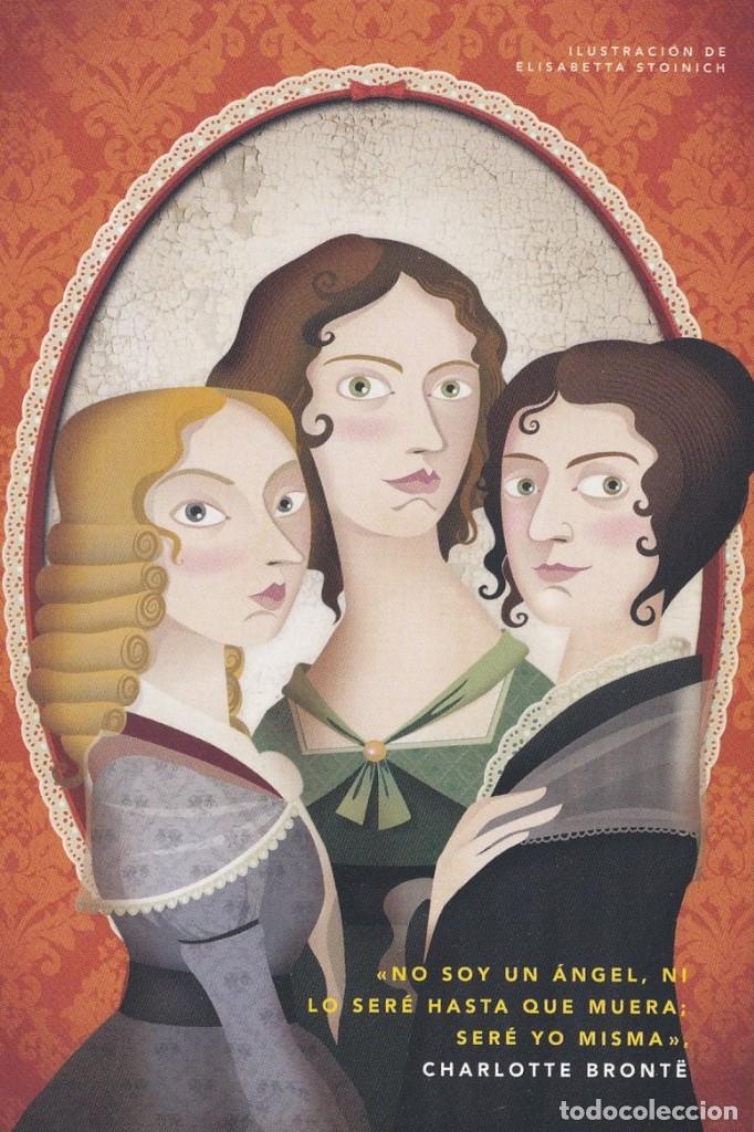 Collezionismo Segnalibri: MARCAPAGINAS DESTINO. CUENTOS DE BUENAS NOCHES PARA NI&Ntilde;AS REBELDES. CHARLOTTE BRONTE - TAMA&Ntilde;O POSTAL