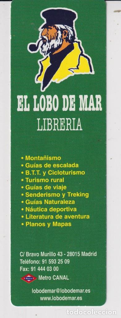 Collectables Bookmark: MARCAP&Aacute;GINAS EDITOR EL LOBO DE MAR TUTULO LIBRERIA DESTRIBUDOR U. N. E. D.MADRID