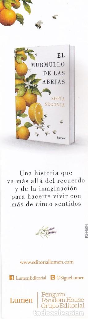 Coleccionismo marcap&aacute;ginas: MARCAPAGINAS LUMEN. EL MURMULLO DE LAS ABEJAS - Foto 2