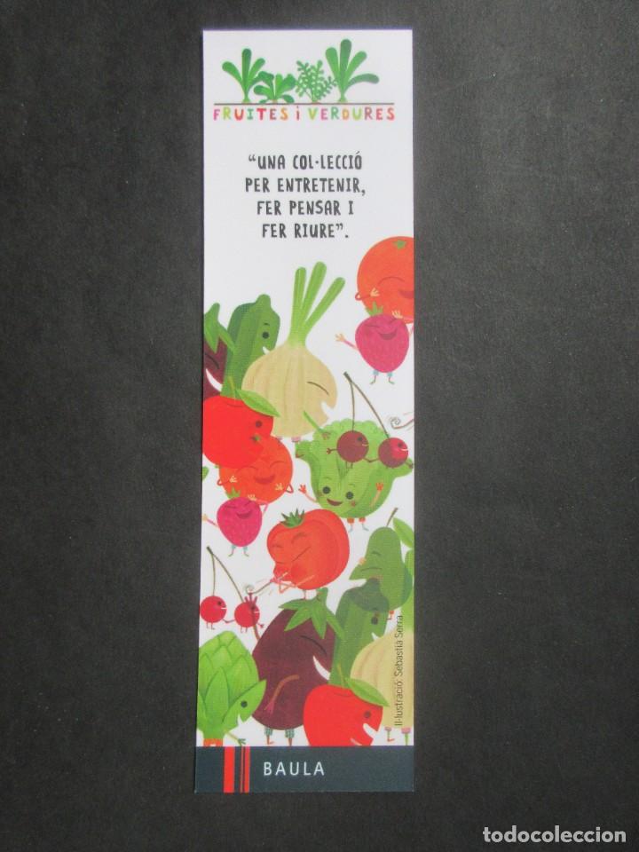 Coleccionismo marcap&aacute;ginas: Marcapaginas editorial Baula Frutas y verduras - Foto 1