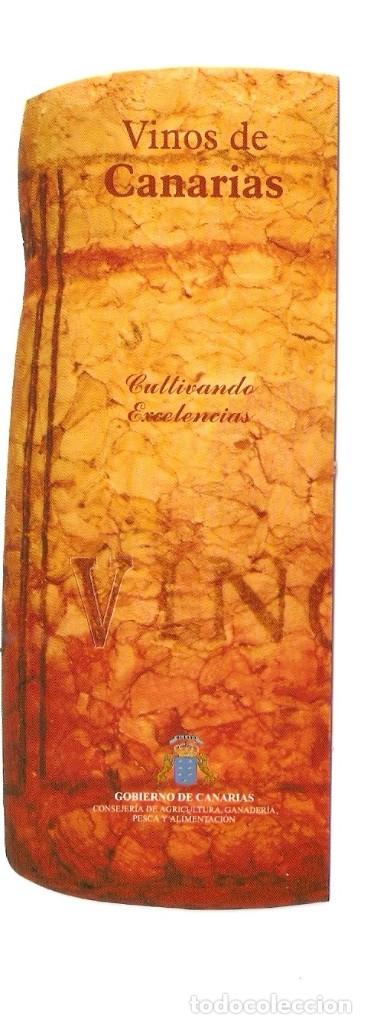 Coleccionismo marcap&aacute;ginas: MARCAPAGINAS VINOS DE CANARIAS - Foto 1
