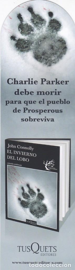 Coleccionismo Marcap&aacute;ginas: MARCAPAGINAS TUSQUETS. EL INVIERNO DEL LOBO - TROQUELADO