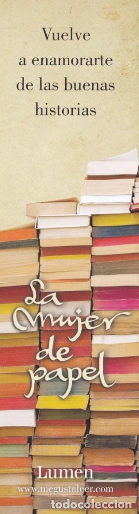 Coleccionismo Marcap&aacute;ginas: MARCAPAGINAS LUMEN. LA MUJER DE PAPEL
