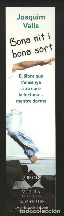 Coleccionismo Marcap&aacute;ginas: MARCAPAGINAS, BONA NIT I BONA SORT. JOAQUIM VALLS. VIENA EDICIONS.