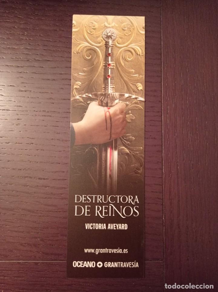 Coleccionismo Marcap&aacute;ginas: MARCAP&Aacute;GINAS. OC&Eacute;ANO. GRAN TRAVESIA. VICTORIA AVEYARD. DESTRUCTORA DE REINOS
