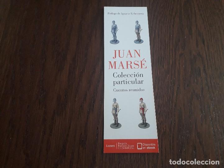 Coleccionismo Marcap&aacute;ginas: marcap&aacute;ginas, punto de libro, colecci&oacute;n particular, cuentos reunidos, Juan Mars&eacute;. Lumen.