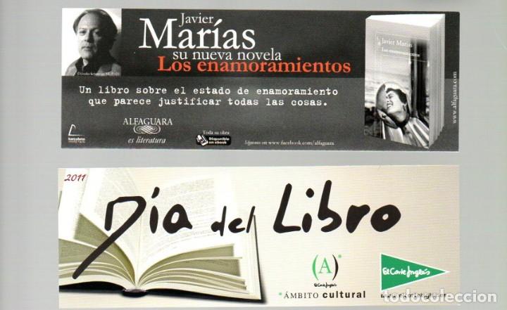 Coleccionismo Marcap&aacute;ginas: MARCAPAGINAS, LOS ENAMORAMIENTOS. JAVIER MARIAS. ALFAGUARA.
