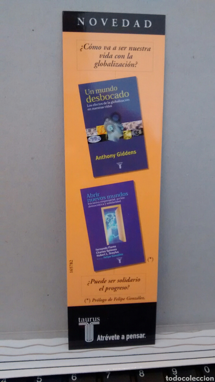 Coleccionismo marcap&aacute;ginas: MARCAPAGINAS NOVEDAD TAURUS - Foto 1