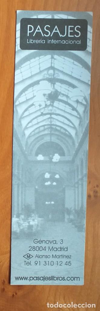 Collectables Bookmark: MARCAPAGINAS LIBRERIA PASAJES
