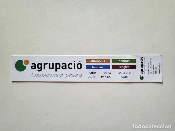 Coleccionismo marcap&aacute;ginas: MARCAP&Aacute;GINAS PUNTO DE LIBRO AGRUPACI&Oacute; MUT&Uacute;A CALENDARIO 2015 EN EL REVERSO