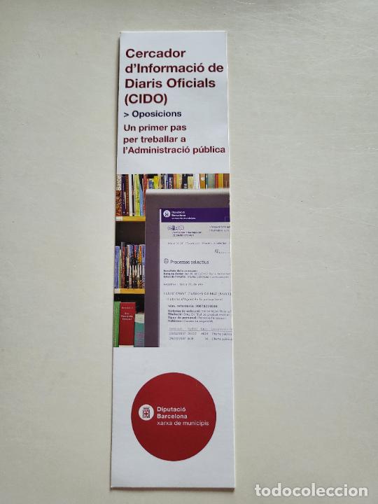 Coleccionismo marcap&aacute;ginas: MARCAP&Aacute;GINAS PUNTO DE LIBRO DIPUTACI&Oacute; DE BARCELONA - Foto 1