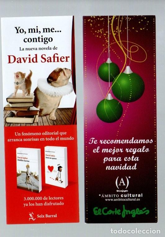 Coleccionismo Marcap&aacute;ginas: MARCAPAGINAS, YO, MI, ME... CONTIGO. DAVID SAFIER. SEIX BARRAL