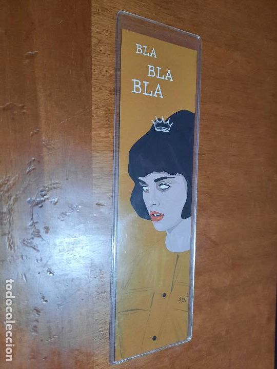 Coleccionismo Marcap&aacute;ginas: BLA BLA BLA. LA REINA SIN CASTILLO. MARCAPAGINAS. SEPARALIBROS. DOS CARAS. BUEN ESTADO. BUEN ESTADO