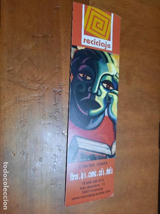 Coleccionismo marcap&aacute;ginas: LIBRER&Iacute;A RECICLAJE. MARCAPAGINAS. SEPARALIBROS. UNA CARA. BUEN ESTADO. BUEN ESTADO