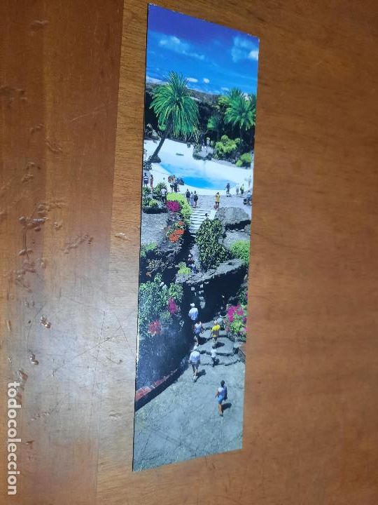 Coleccionismo Marcap&aacute;ginas: LANZAROTE. LOS JAMEOS DEL AGUA. MARCAPAGINAS. SEPARALIBROS. DOBLE CARA. BUEN ESTADO. BUEN ESTADO