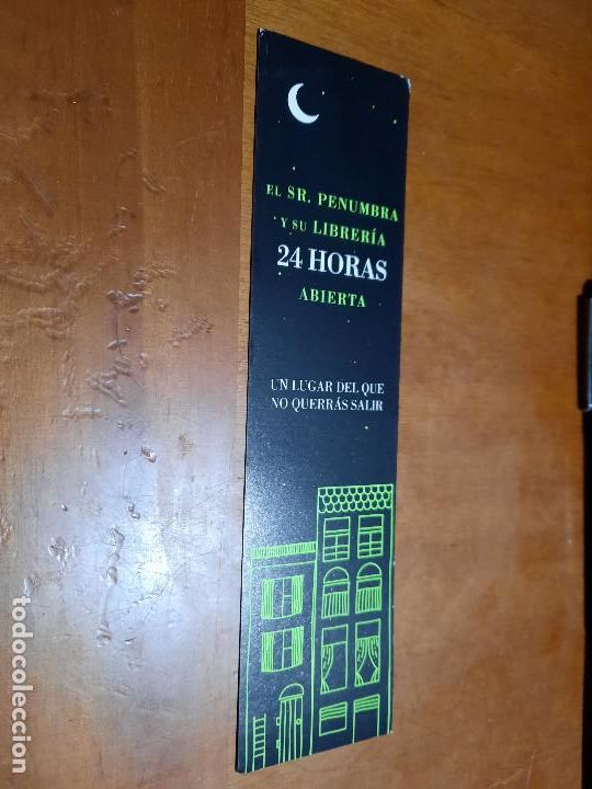 Coleccionismo marcap&aacute;ginas: LIBRER&Iacute;A SR. PENUMBRA. LIBRERIA. MARCAPAGINAS. SEPARALIBROS. DOBLA CARA. BUEN ESTADO. DIFICIL