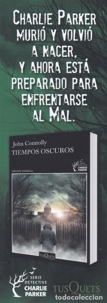 Coleccionismo Marcap&aacute;ginas: MARCAPAGINAS TUSQUETS. TIEMPOS OSCUROS