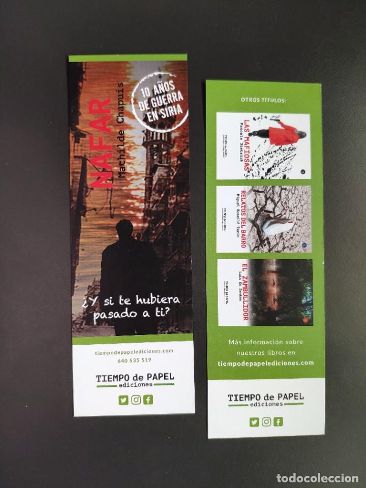 Coleccionismo marcap&aacute;ginas: MARCAP&Aacute;GINAS - TIEMPO DE PAPEL EDICIONES - NAFAR - MATHILDE CHAPUIS - Foto 1