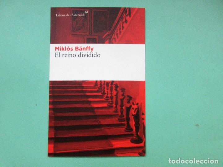 Collectables Bookmark: Marcapaginas editorial libros del Asteroide formato postal l reino dividido