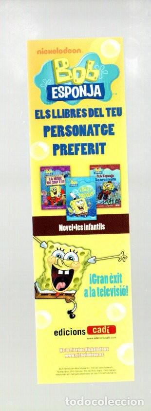 Coleccionismo Marcap&aacute;ginas: MARCAPAGINAS, BOB ESPONJA. EDICIONS CAD&Iacute;.