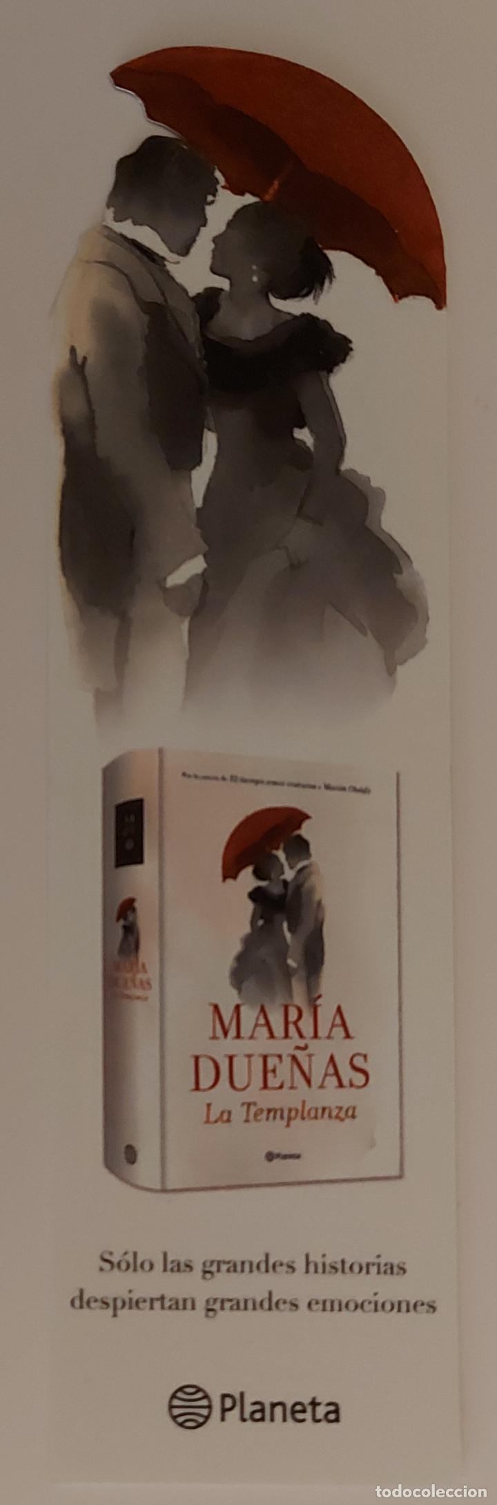 Coleccionismo Marcap&aacute;ginas: MARCAPAGINAS - PLANETA - LA TEMPLANZA - MAR&Iacute;A DUE&Ntilde;AS - PAPEL MATE