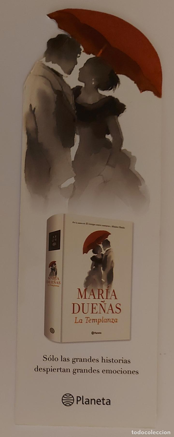Coleccionismo Marcap&aacute;ginas: MARCAPAGINAS - PLANETA.PLANETA - LA TEMPLANZA - MAR&Iacute;A DUE&Ntilde;AS