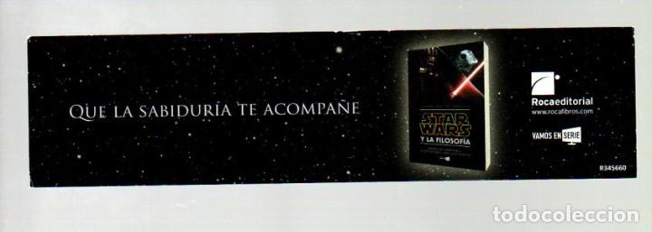 Coleccionismo marcap&aacute;ginas: MARCAPAGINAS, STAR WARS Y LA FILOSOFIA. ROCA EDITORIAL. - Foto 2