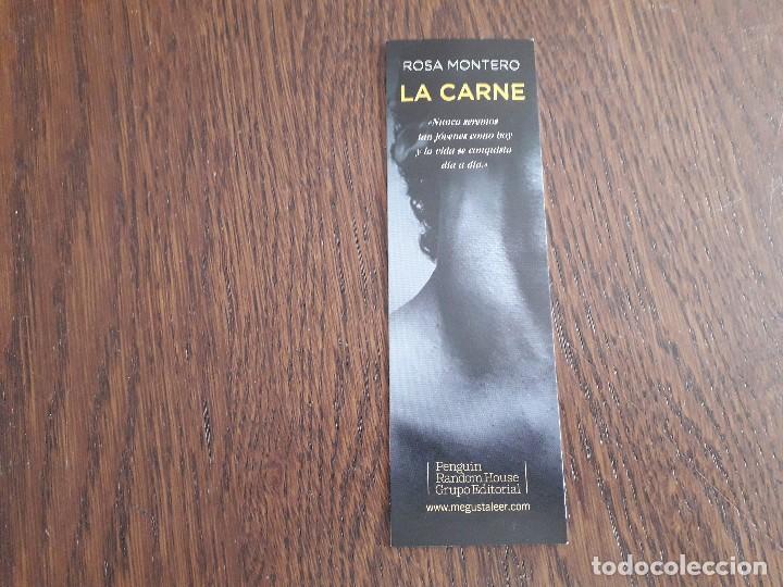 Coleccionismo Marcap&aacute;ginas: marcap&aacute;ginas, punto de libro, La carne, Rosa Montero. Penguin Random house grupo editorial