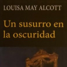 Coleccionismo Marcapáginas: MARCAPÁGINAS -HERMIDA EDITORES -UN SUSURRO EN LA OSCURIDAD - LOUISA MAY ALCOTT-. Lote 313985273