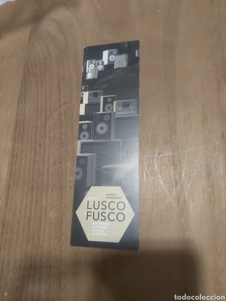 Coleccionismo Marcap&aacute;ginas: LUGO CILTURAL ENTRE LUSCO E FUSCO ANFITEATRO PARQUE ROSALIA CASTRO