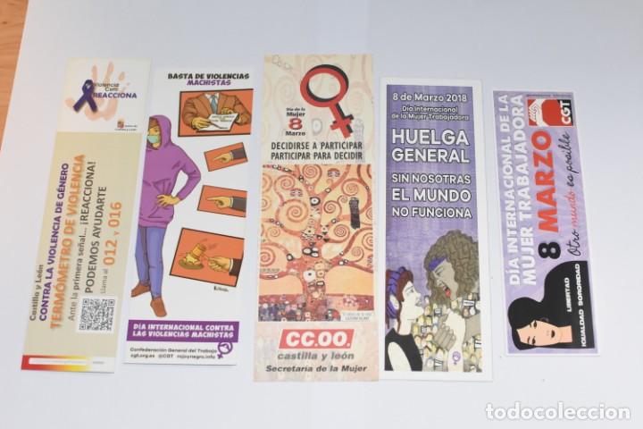 Coleccionismo marcap&aacute;ginas: 5 MARCAP&Aacute;GINAS TEMA EMPODERAMIENTO FEMENINO - Foto 1