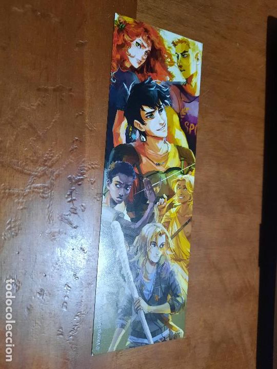 Coleccionismo Marcap&aacute;ginas: RICK RIORDAN. LITERATURA. MARCAPAGINAS. DOBLE CARA. BUEN ESTADO. SIN USO