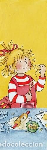 Coleccionismo marcap&aacute;ginas: Marcapaginas editorial Salamandra Berta hace galletas - Foto 1