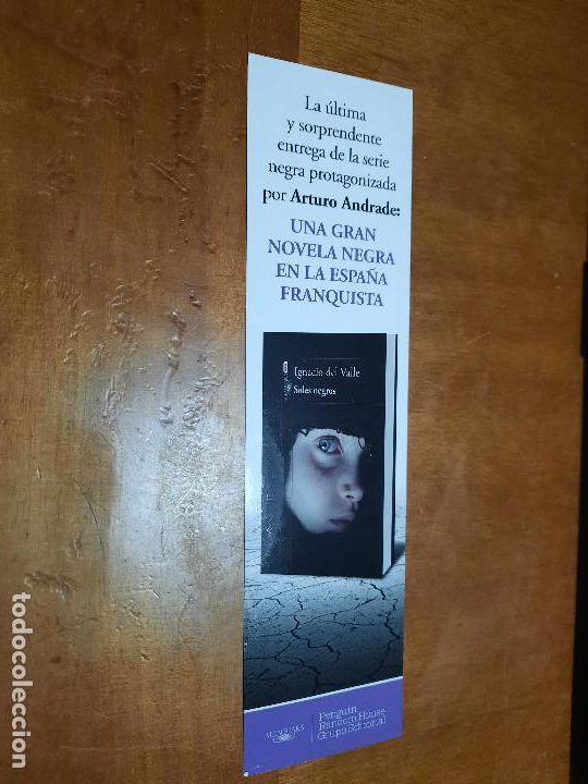 Coleccionismo marcap&aacute;ginas: IGNACIO DEL VALLE. LITERATURA. MARCAPAGINAS. DOBLE CARA. PUNTO LECTURA. BUEN ESTADO