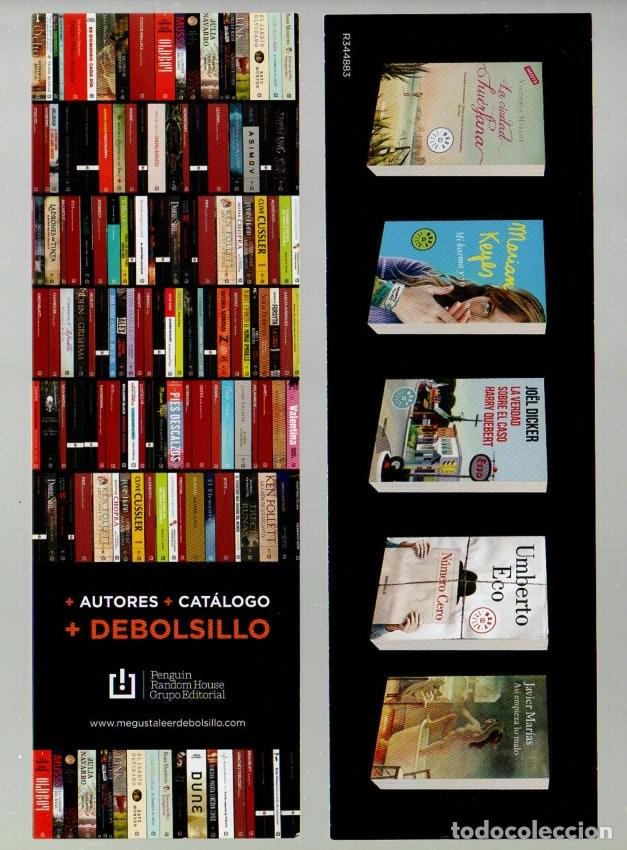 Coleccionismo marcap&aacute;ginas: MARCAPAGINAS, AUTORES CATALOGO DEBOLSILLO. - Foto 1