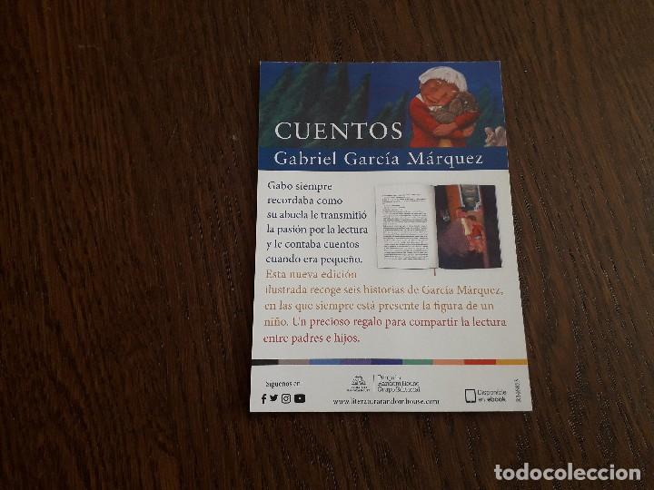 Coleccionismo marcap&aacute;ginas: marcap&aacute;ginas, punto de libro, cuentos, Gabriel Garcia M&aacute;rquez. literatura Random House
