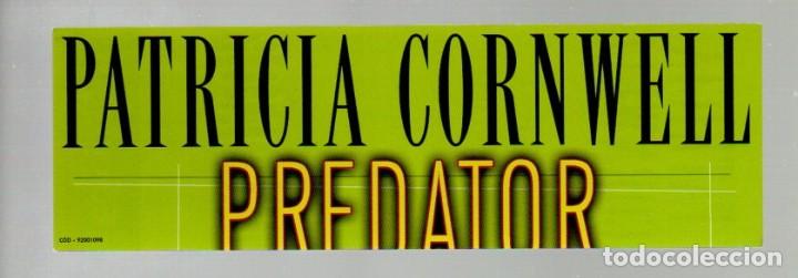 Coleccionismo Marcap&aacute;ginas: MARCAPAGINAS, PREDATOR. PATRICIA CORNWELL. EDICIONES B