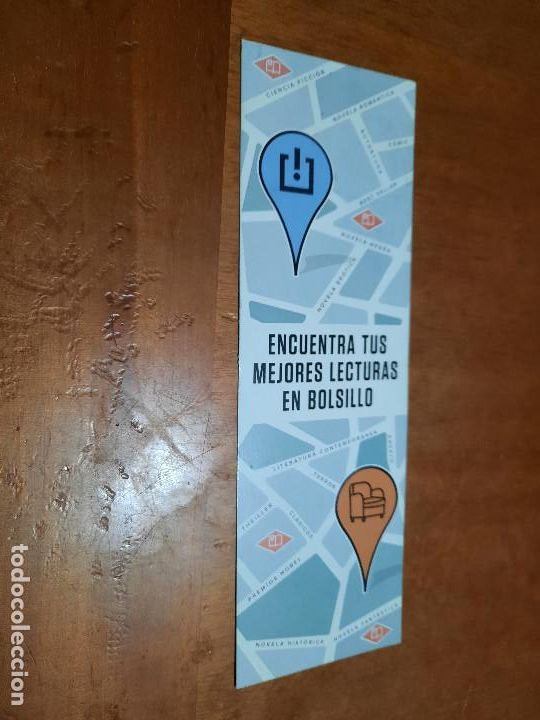 Coleccionismo Marcap&aacute;ginas: ENCUENTRA TUS MEJORES LECTURAS DE BOLSILLO. MARCAPAGINAS. DOBLE CARA. SIN USO. BUEN ESTADO