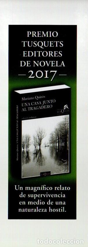 Coleccionismo Marcap&aacute;ginas: MARCAPAGINAS, UNA CASA JUNTO AL TRAGADERO - FONDO. TUSQUETS.