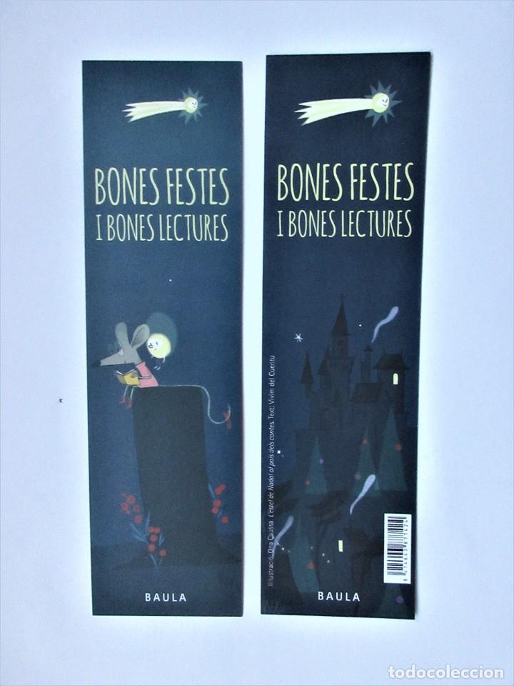 Coleccionismo marcap&aacute;ginas: Marcapaginas editorial Baula bones festes i bones lectures - Foto 1